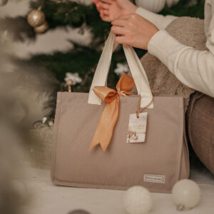 Ribbon Canvas Bag